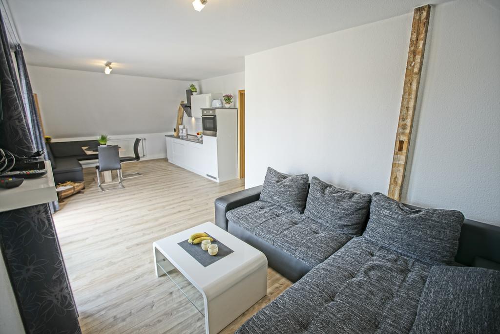 Ostseeferienhaus Oberes Apartment Mönkebude エクステリア 写真
